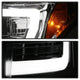 Version 2 Chrome Light Bar DRL Projector Headlights <br>11-16 Ford F-250 F-350 F-450 Super Duty