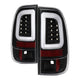 Version 3 Black Light Bar LED Tail Lights <br>08-16 Ford F250-F450 Super duty