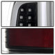 Version 3 Black Light Bar LED Tail Lights <br>08-16 Ford F250-F450 Super duty