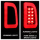 Version 3 Black Light Bar LED Tail Lights <br>08-16 Ford F250-F450 Super duty