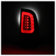 Version 3 Black Smoke Light Bar LED Tail Lights <br>08-16 Ford F250-F450 Super duty