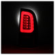 Version 3 Red Clear Light Bar LED Tail Lights <br>08-16 Ford F250-F450 Super duty