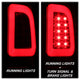 Version 3 Red Clear Light Bar LED Tail Lights <br>08-16 Ford F250-F450 Super duty