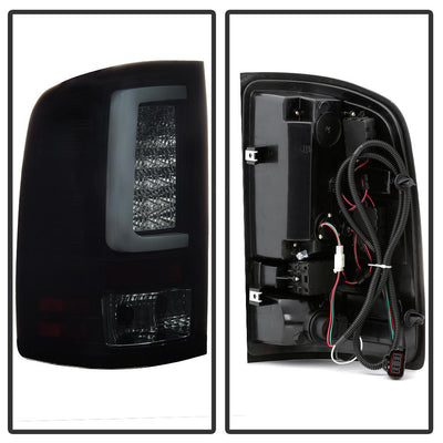 Version 2 Black Smoke LED Tail Lights <br>07-13 GMC Sierra 1500 07-14 Sierra 2500 HD Sierra 3500 HD
