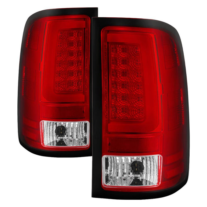 Version 2 Red Clear LED Tail Lights <br>07-13 GMC Sierra 1500 07-14 Sierra 2500 HD Sierra 3500 HD