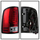 Version 2 Red Clear LED Tail Lights <br>07-13 GMC Sierra 1500 07-14 Sierra 2500 HD Sierra 3500 HD