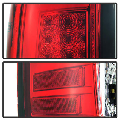 Version 2 Red Clear LED Tail Lights <br>07-13 GMC Sierra 1500 07-14 Sierra 2500 HD Sierra 3500 HD