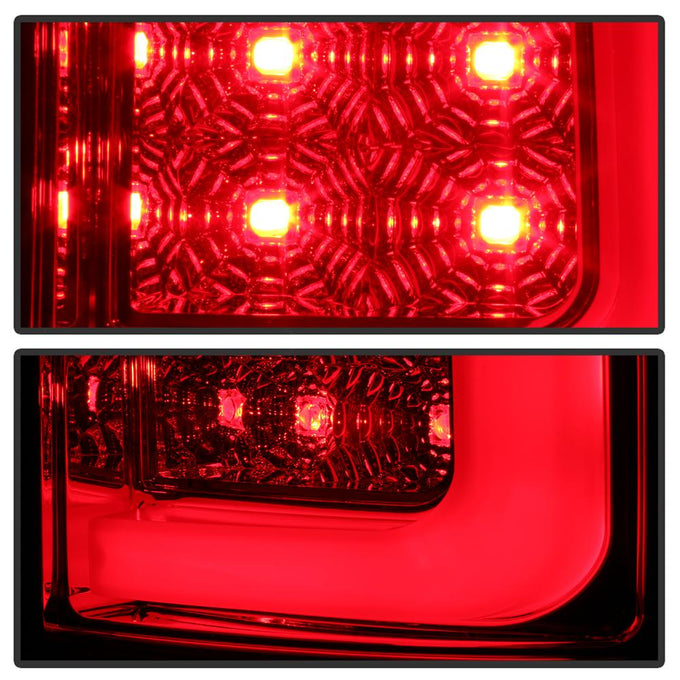 Version 2 Red Clear LED Tail Lights <br>07-13 GMC Sierra 1500 07-14 Sierra 2500 HD Sierra 3500 HD