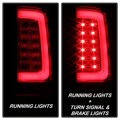 Version 2 Red Clear LED Tail Lights <br>07-13 GMC Sierra 1500 07-14 Sierra 2500 HD Sierra 3500 HD