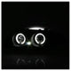 LED Halo Black Smoke Amber Reflector Projector Headlights 1PC <br>99-01 BMW 3-Series