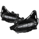 Clear OEM LED Fog Lights w/Switch <br>17-19 Toyota Corolla