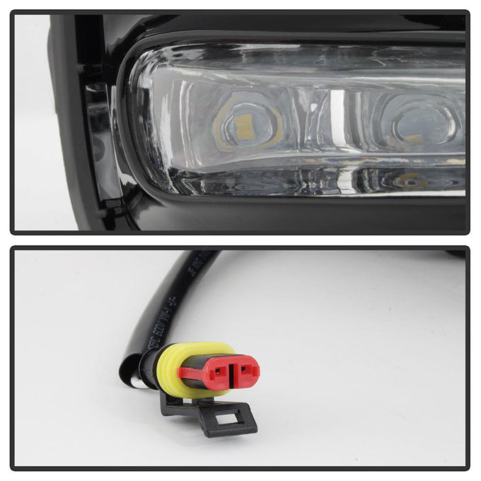 Clear OEM LED Fog Lights w/Switch <br>17-19 Toyota Corolla