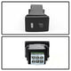 Clear OEM LED Fog Lights w/Switch <br>17-19 Toyota Corolla