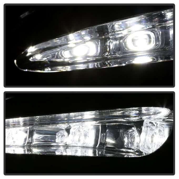 Clear OEM LED Fog Lights w/Switch <br>17-19 Toyota Corolla