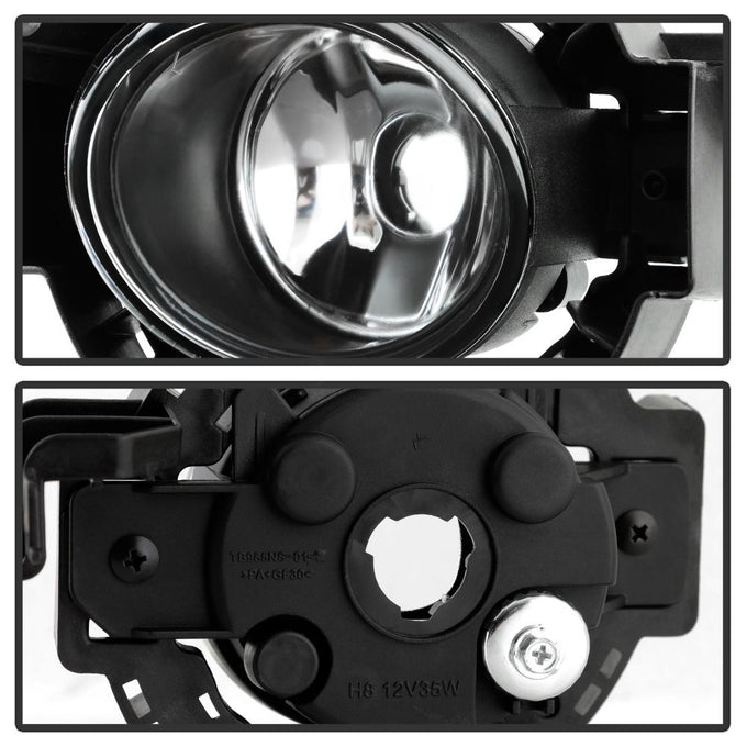 Clear OEM Fog Lights W/Switch <br>17-18 Nissan Rogue Sport