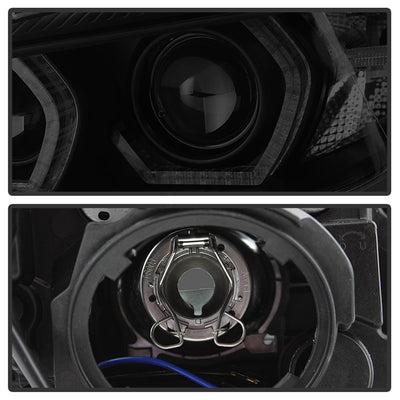 LED DRL Black Smoke Projector Headlights <br>12-14 BMW 328i xDrive 320i 328i 335i 335i xDrive