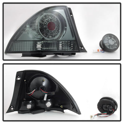 Smoke LED Tail Lights <br>01-03 Lexus IS300