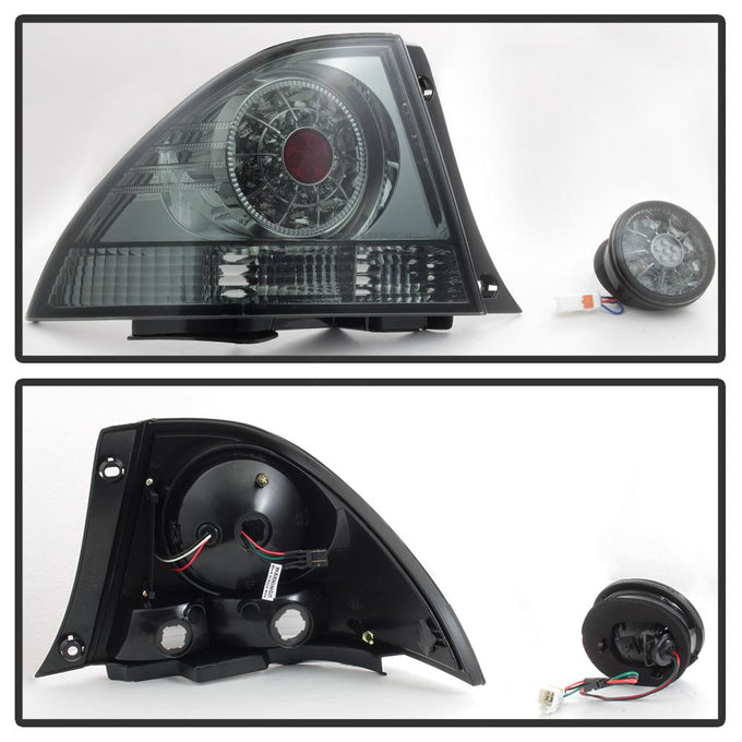 Smoke LED Tail Lights <br>01-03 Lexus IS300