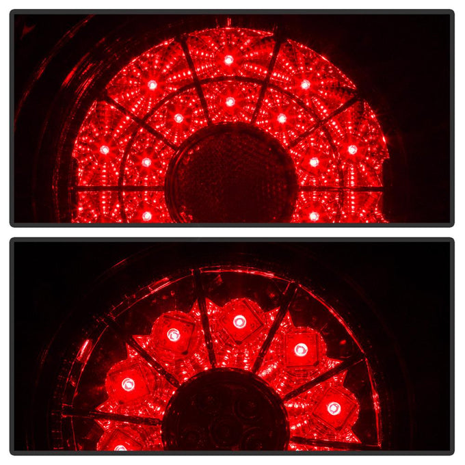 Red Clear LED Tail Lights <br>01-03 Lexus IS300
