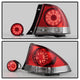 Red Clear LED Tail Lights <br>01-03 Lexus IS300