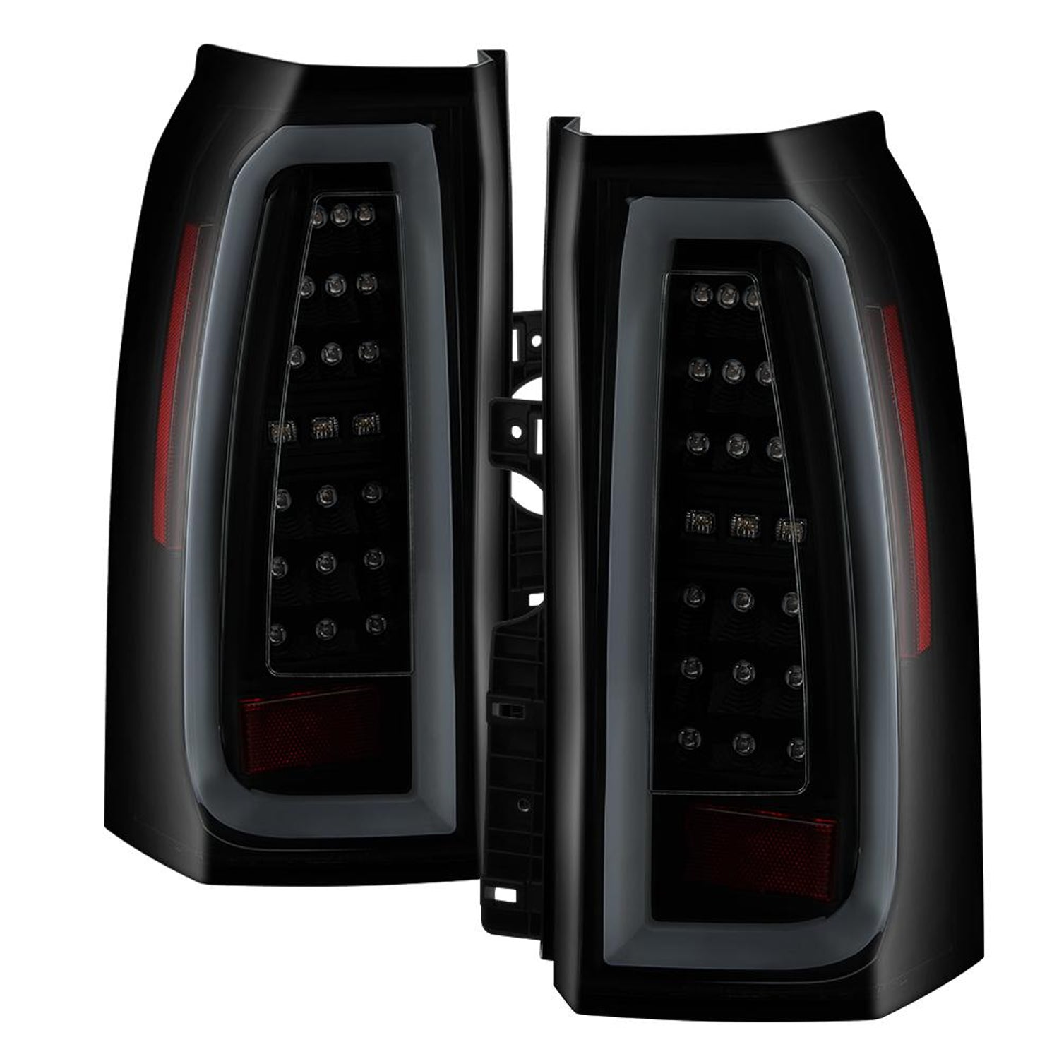 Black Smoke LED Tail Lights <br>15-19 Chevrolet Suburban Tahoe 16-19 Suburban 3500 HD
