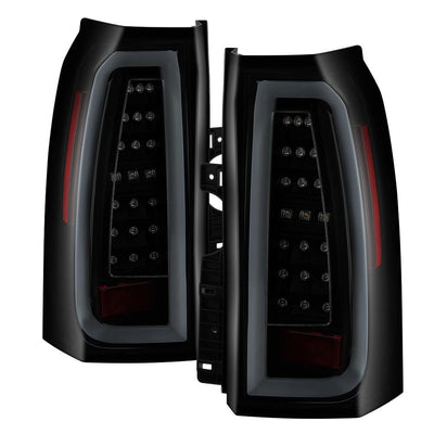 Black Smoke LED Tail Lights <br>15-19 Chevrolet Suburban Tahoe 16-19 Suburban 3500 HD