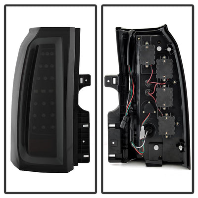 Black Smoke LED Tail Lights <br>15-19 Chevrolet Suburban Tahoe 16-19 Suburban 3500 HD