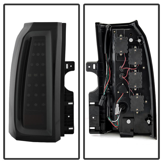 Black Smoke LED Tail Lights <br>15-19 Chevrolet Suburban Tahoe 16-19 Suburban 3500 HD
