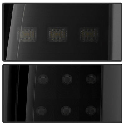 Black Smoke LED Tail Lights <br>15-19 Chevrolet Suburban Tahoe 16-19 Suburban 3500 HD