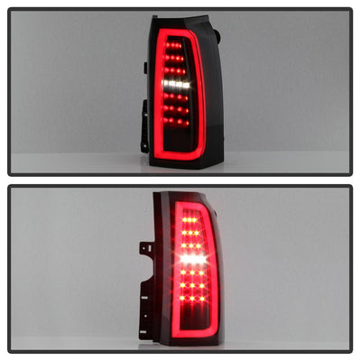 Black Smoke LED Tail Lights <br>15-19 Chevrolet Suburban Tahoe 16-19 Suburban 3500 HD