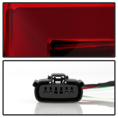 Red Clear LED Tail Lights <br>15-19 Chevrolet Suburban Tahoe 16-19 Suburban 3500 HD