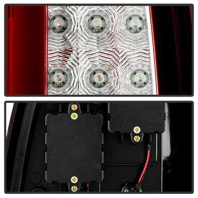 Red Clear LED Tail Lights <br>15-19 Chevrolet Suburban Tahoe 16-19 Suburban 3500 HD