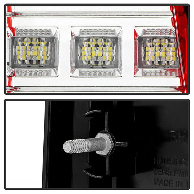 Red Clear LED Tail Lights <br>15-19 Chevrolet Suburban Tahoe 16-19 Suburban 3500 HD