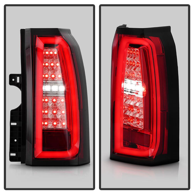 Red Clear LED Tail Lights <br>15-19 Chevrolet Suburban Tahoe 16-19 Suburban 3500 HD