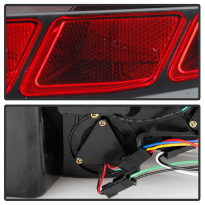 Black LED Tail Lights <br>10-12 Ford Mustang