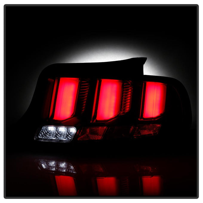 Black LED Tail Lights <br>10-12 Ford Mustang