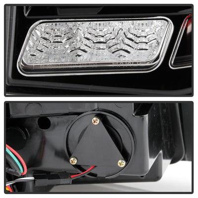 Black LED Tail Lights <br>10-12 Ford Mustang