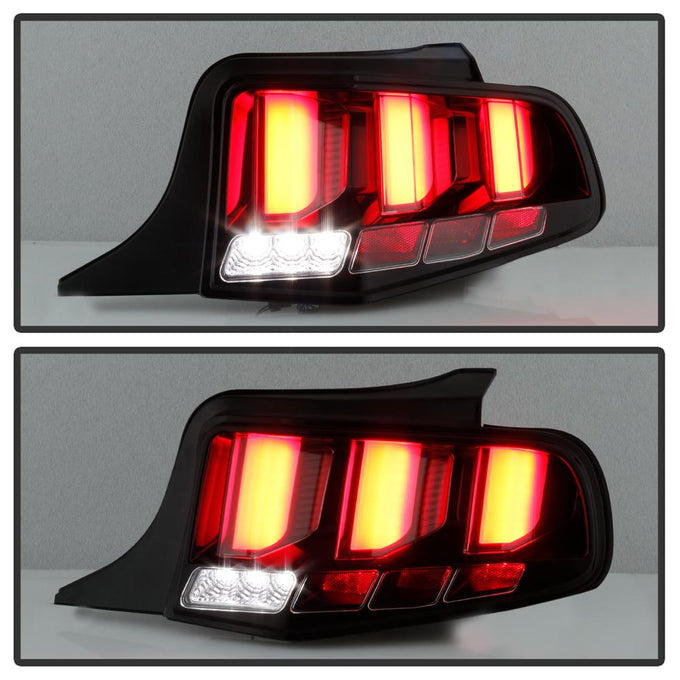 Black LED Tail Lights <br>10-12 Ford Mustang