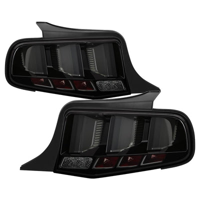 Smoke LED Tail Lights <br>10-12 Ford Mustang