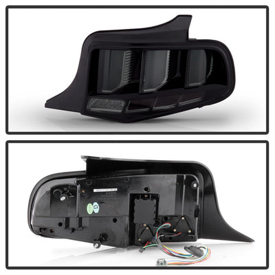Smoke LED Tail Lights <br>10-12 Ford Mustang