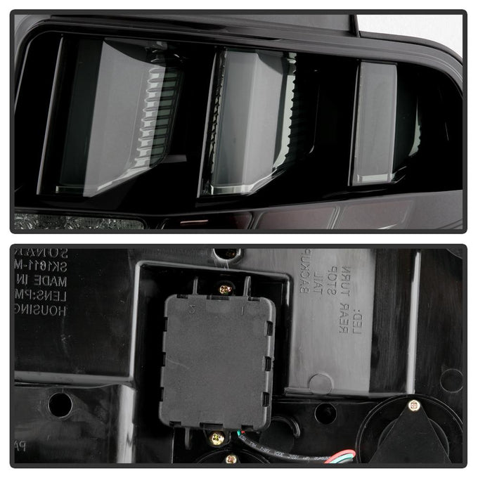 Smoke LED Tail Lights <br>10-12 Ford Mustang