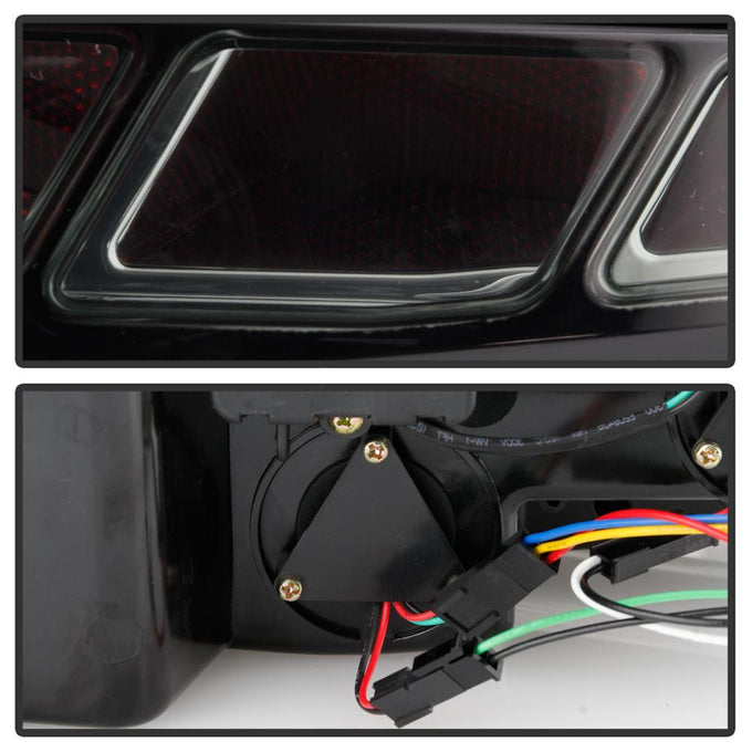Smoke LED Tail Lights <br>10-12 Ford Mustang