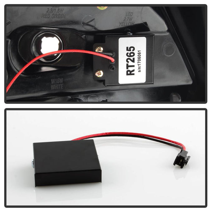 Black LED Tail Lights <br>12-14 Ford Focus