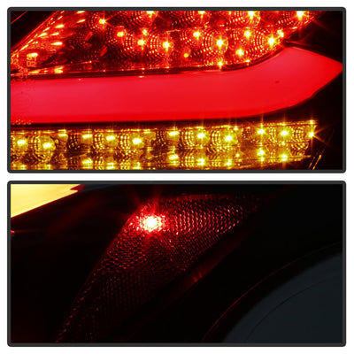 Black Smoke LED Tail Lights <br>12-14 Ford Focus