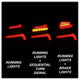 Black Smoke LED Tail Lights <br>12-14 Ford Focus