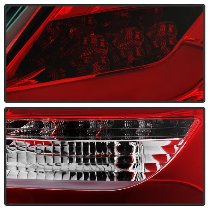 Red Clear LED Tail Lights <br>12-14 Ford Focus