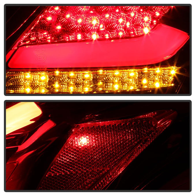 Red Clear LED Tail Lights <br>12-14 Ford Focus