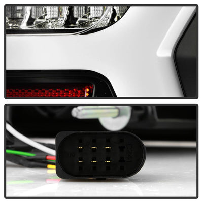 Black LED Tail Lights <br>09-12 Audi A6 A6 Quattro