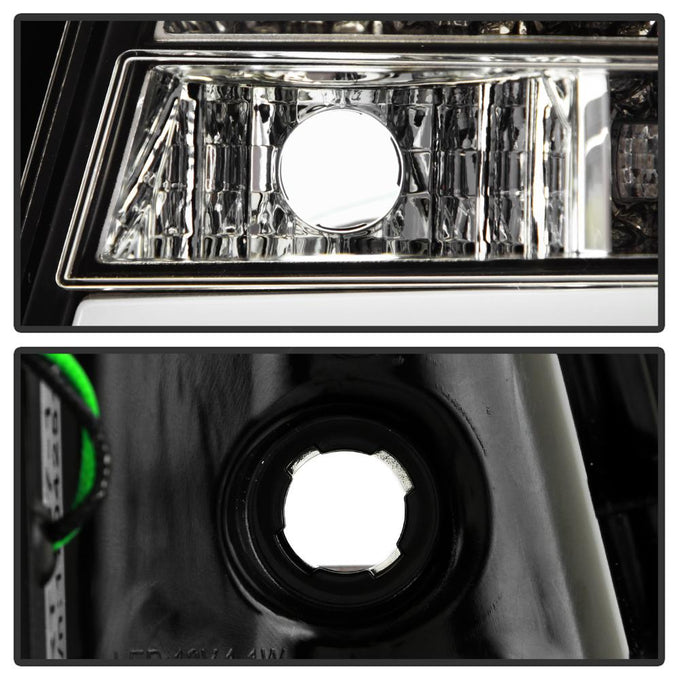 Black LED Tail Lights <br>09-12 Audi A6 A6 Quattro