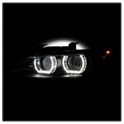 LED DRL Black Projector Headlights <br>08-10 BMW 328i 335i M3 2008 BMW 328xi 335xi